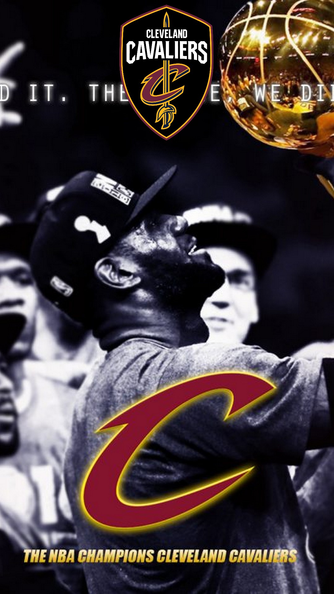 Cleveland Cavaliers NBA Mobile Wallpaper With Resolution 1080X1920