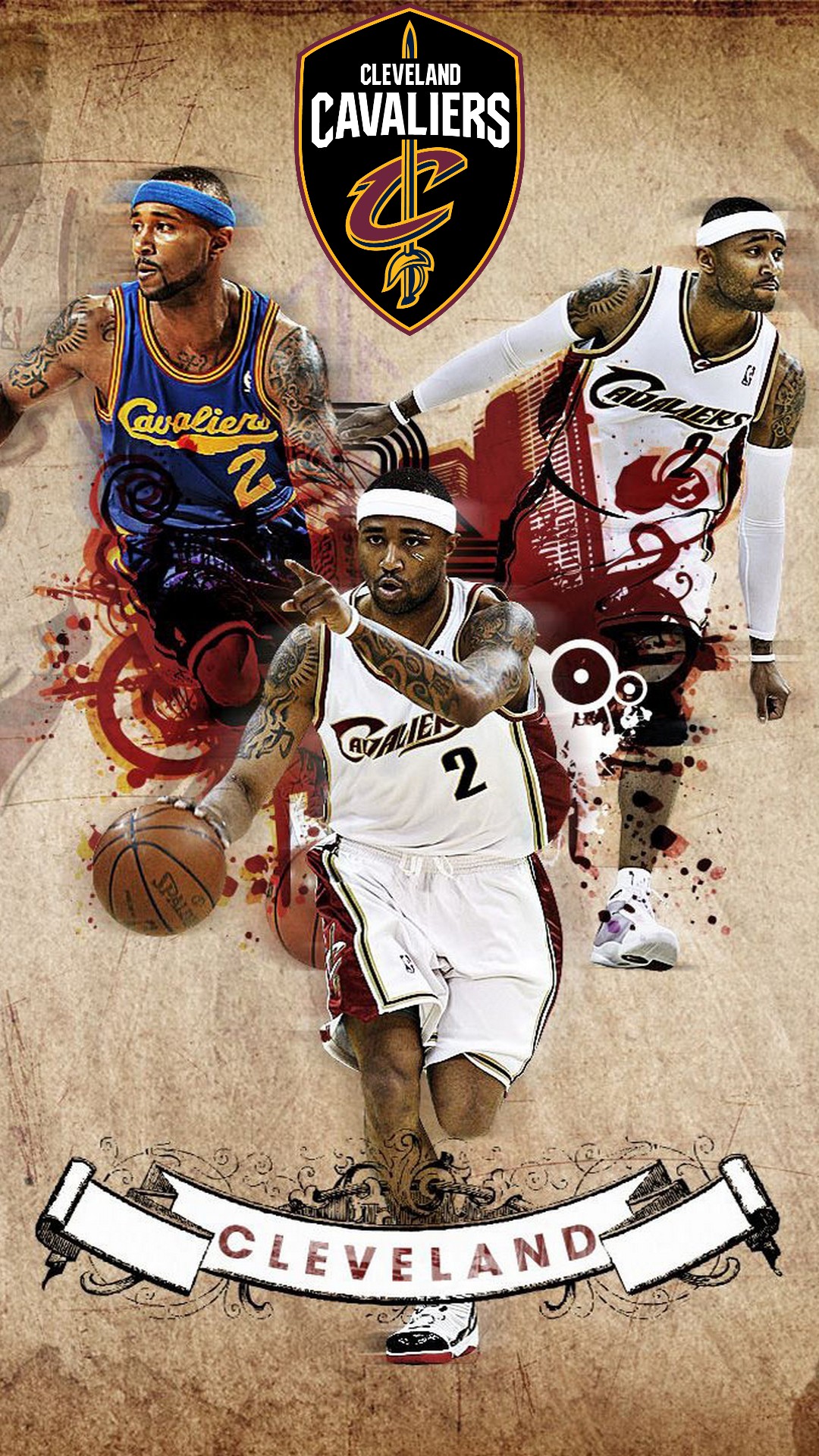 Cleveland Cavaliers NBA Wallpaper For Mobile 1080x1920