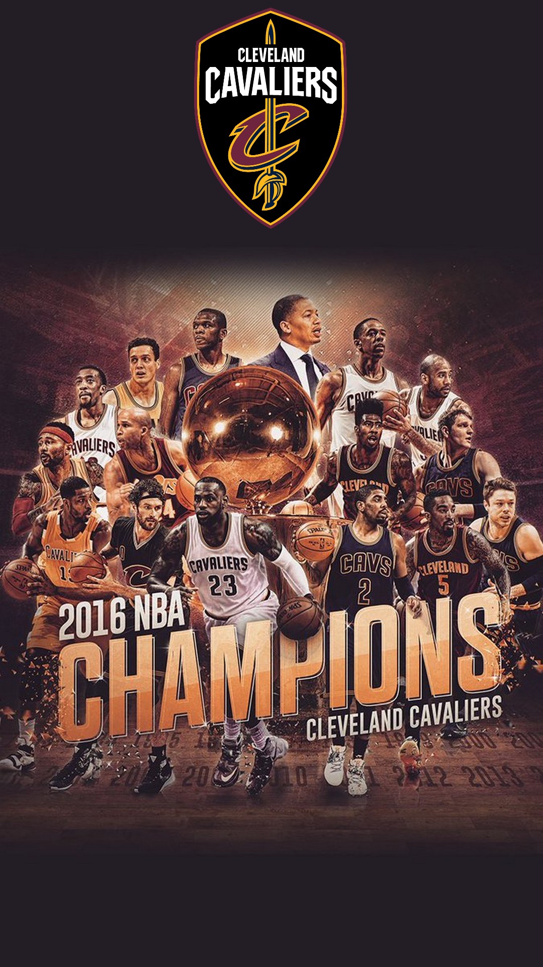 Cleveland Cavaliers NBA Wallpaper Mobile 1080x1920