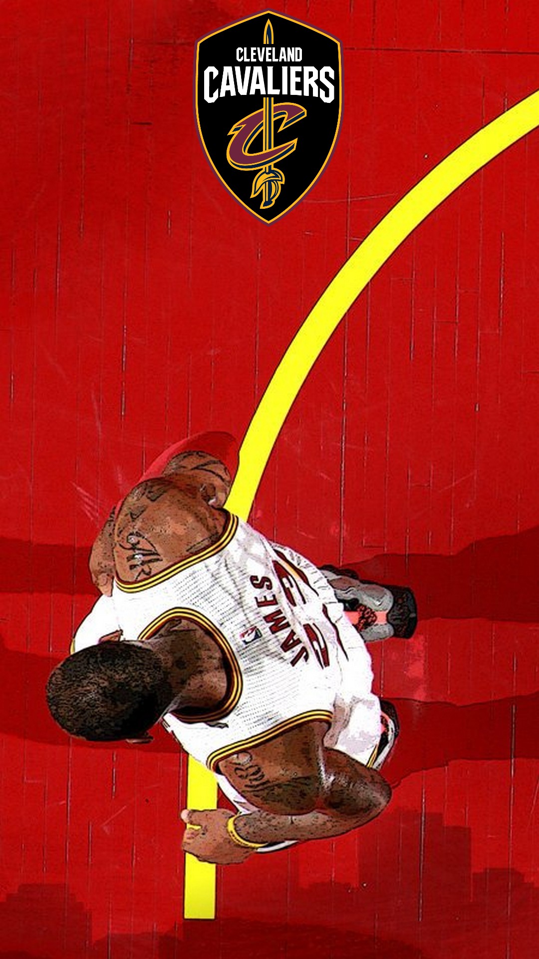 Cleveland Cavaliers NBA iPhone 7 Wallpaper 1080x1920