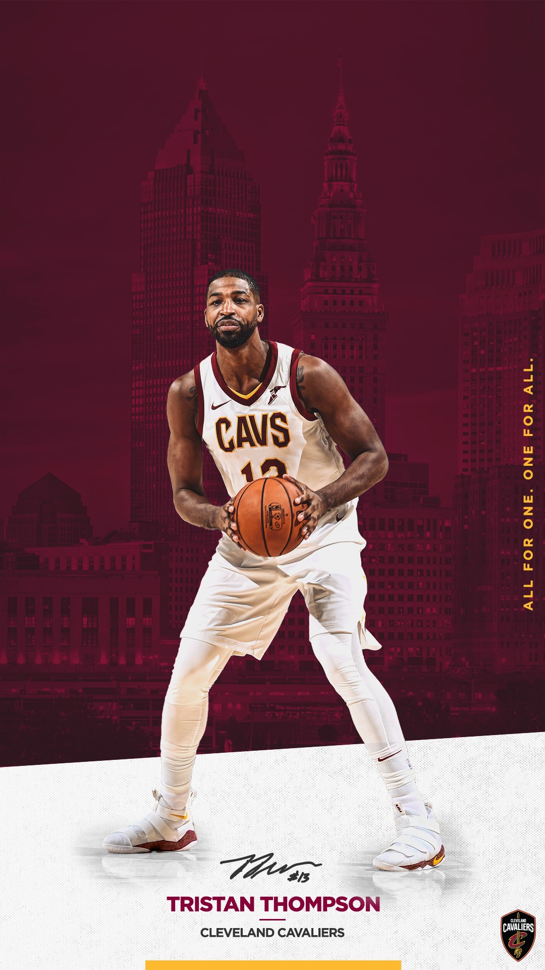 Tristan Thompson Mobile Wallpaper With Resolution 1080X1920