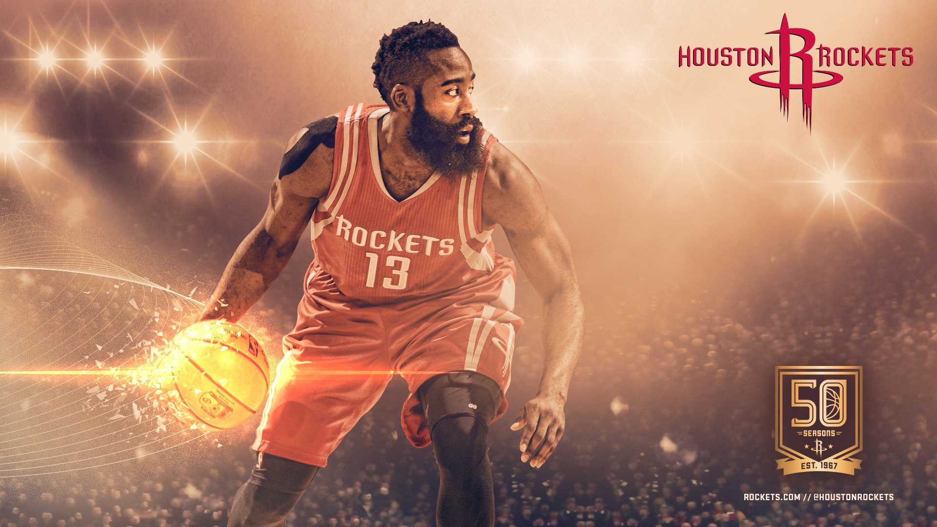 James Harden Desktop Wallpaper with image dimensions 1920x1080 pixel. You can make this wallpaper for your Desktop Computer Backgrounds, Windows or Mac Screensavers, iPhone Lock screen, Tablet or Android and another Mobile Phone device
