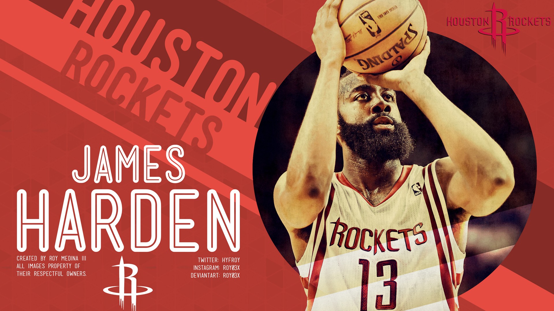 James Harden For PC Wallpaper with image dimensions 1920X1080 pixel. You can make this wallpaper for your Desktop Computer Backgrounds, Windows or Mac Screensavers, iPhone Lock screen, Tablet or Android and another Mobile Phone device