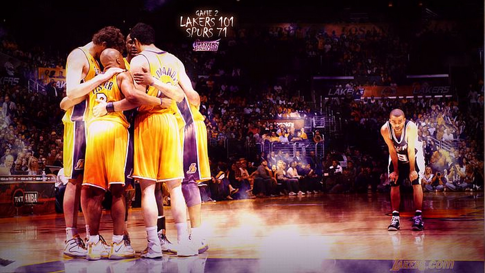 HD Los Angeles Lakers Backgrounds with image dimensions 1920x1080 pixel. You can make this wallpaper for your Desktop Computer Backgrounds, Windows or Mac Screensavers, iPhone Lock screen, Tablet or Android and another Mobile Phone device