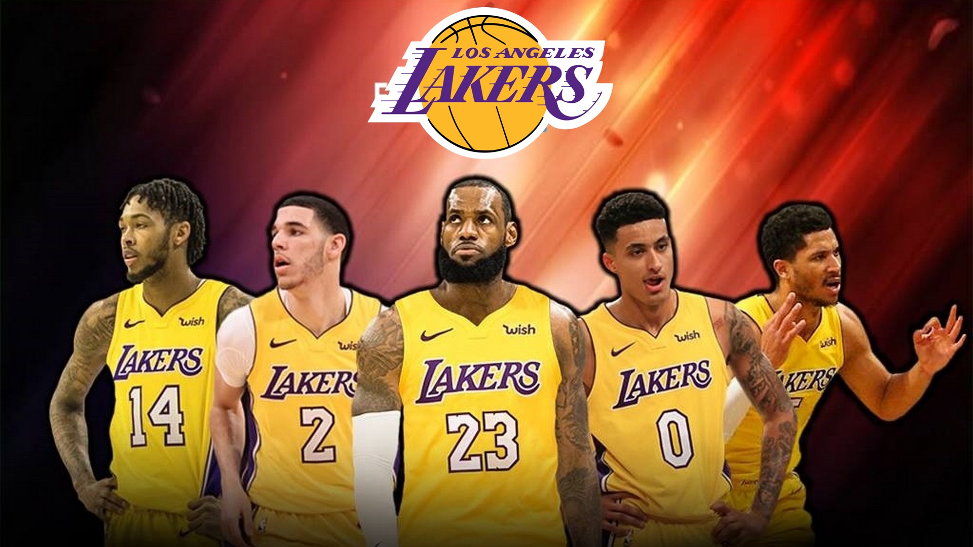 LA Lakers Wallpaper HD with image dimensions 1920x1080 pixel. You can make this wallpaper for your Desktop Computer Backgrounds, Windows or Mac Screensavers, iPhone Lock screen, Tablet or Android and another Mobile Phone device
