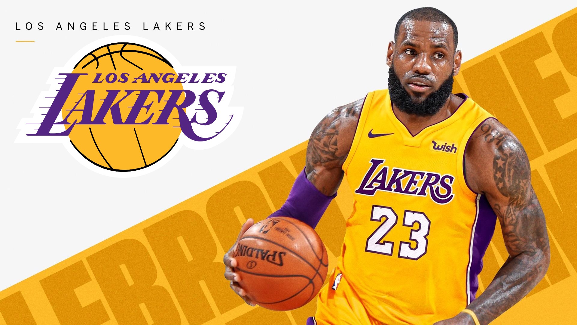 LeBron James Lakers Wallpaper HD with image dimensions 1920x1080 pixel. You can make this wallpaper for your Desktop Computer Backgrounds, Windows or Mac Screensavers, iPhone Lock screen, Tablet or Android and another Mobile Phone device