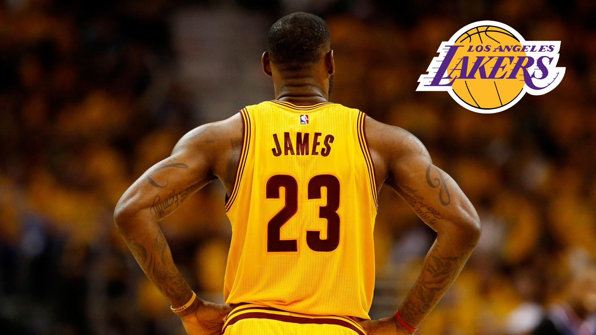 Wallpaper Desktop LeBron James Lakers