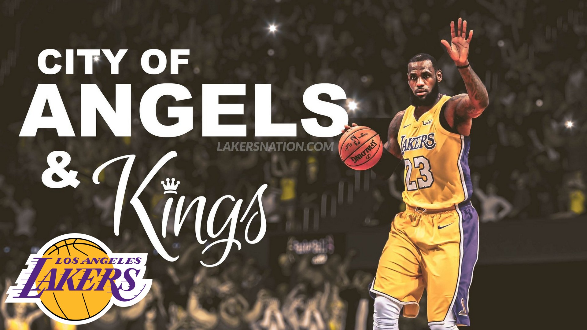 Wallpapers LeBron James Lakers with image dimensions 1920x1080 pixel. You can make this wallpaper for your Desktop Computer Backgrounds, Windows or Mac Screensavers, iPhone Lock screen, Tablet or Android and another Mobile Phone device