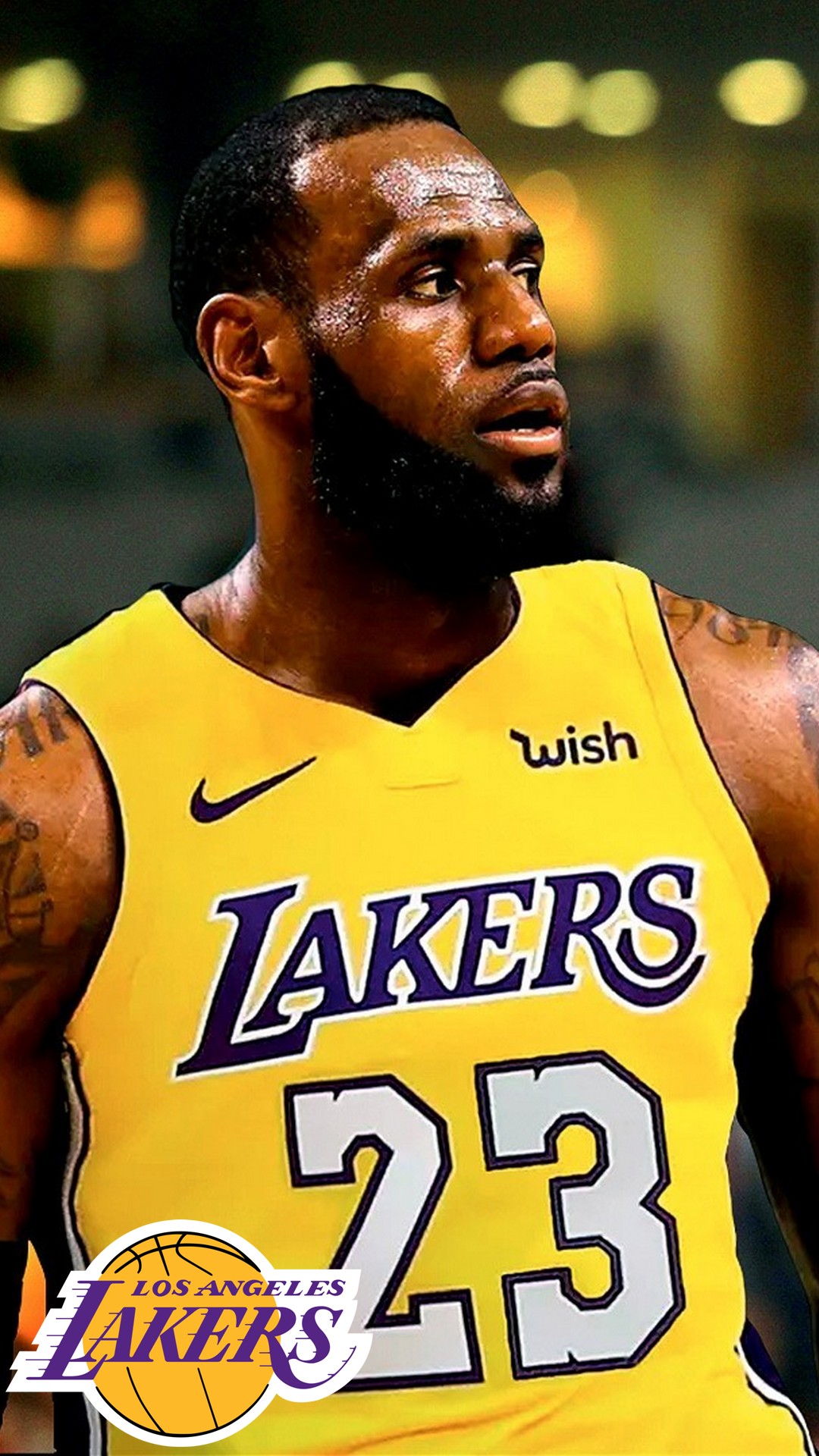 LeBron James Lakers iPhone 6 Wallpaper with image dimensions 1080x1920 pixel. You can make this wallpaper for your Desktop Computer Backgrounds, Windows or Mac Screensavers, iPhone Lock screen, Tablet or Android and another Mobile Phone device
