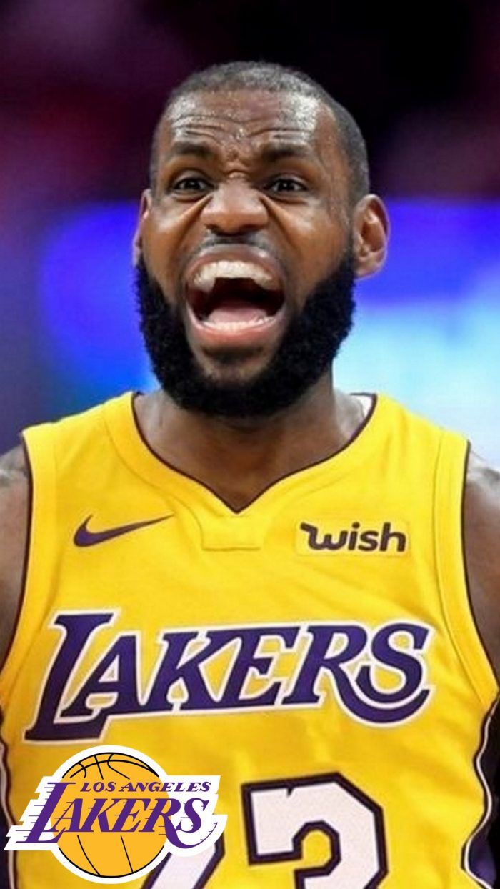 LeBron James Lakers iPhone 8 Wallpaper - 2022 Basketball Wallpaper