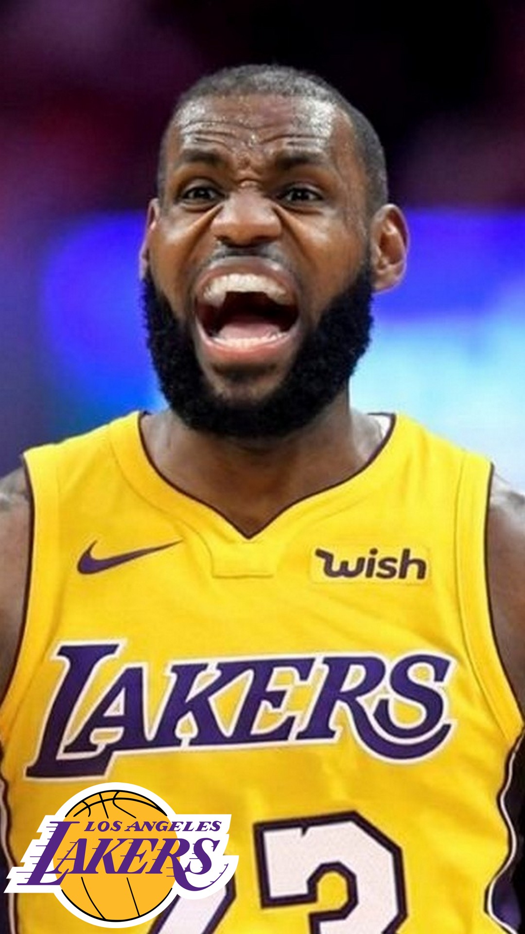 LeBron James Lakers iPhone 8 Wallpaper with image dimensions 1080x1920 pixel. You can make this wallpaper for your Desktop Computer Backgrounds, Windows or Mac Screensavers, iPhone Lock screen, Tablet or Android and another Mobile Phone device