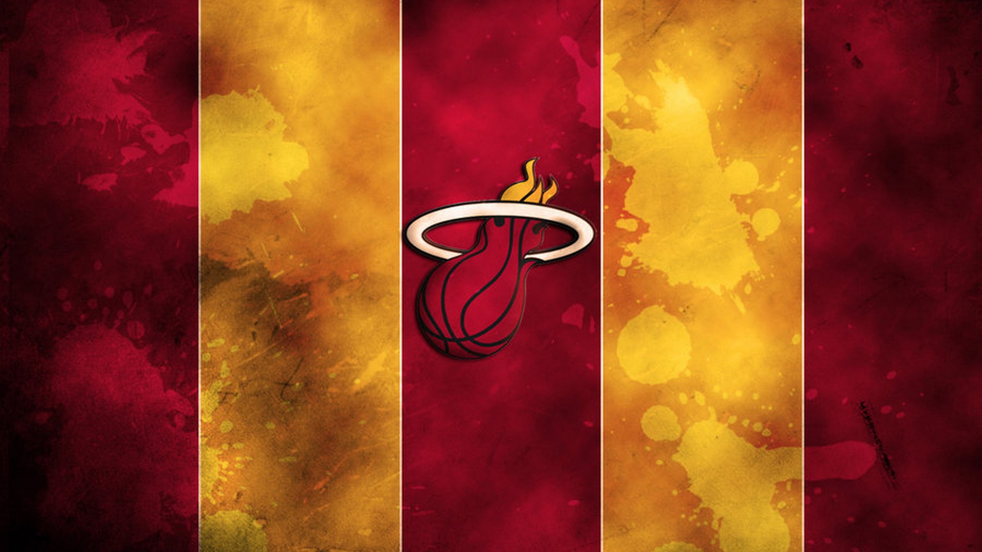 Miami Heat Desktop Wallpaper with high-resolution 1920x1080 pixel. You can use this wallpaper for your Desktop Computer Backgrounds, Windows or Mac Screensavers, iPhone Lock screen, Tablet or Android and another Mobile Phone device