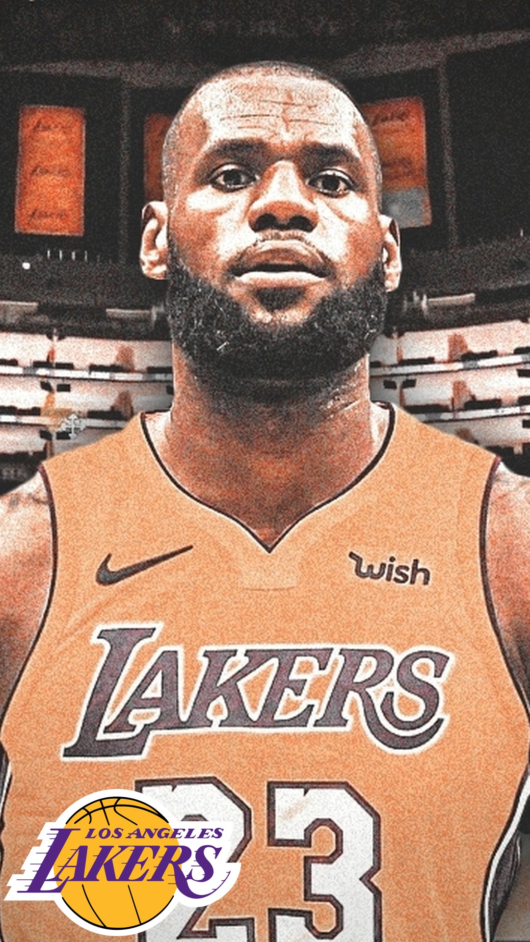 iPhone Wallpaper HD LA Lakers LeBron James with image dimensions 1080x1920 pixel. You can make this wallpaper for your Desktop Computer Backgrounds, Windows or Mac Screensavers, iPhone Lock screen, Tablet or Android and another Mobile Phone device