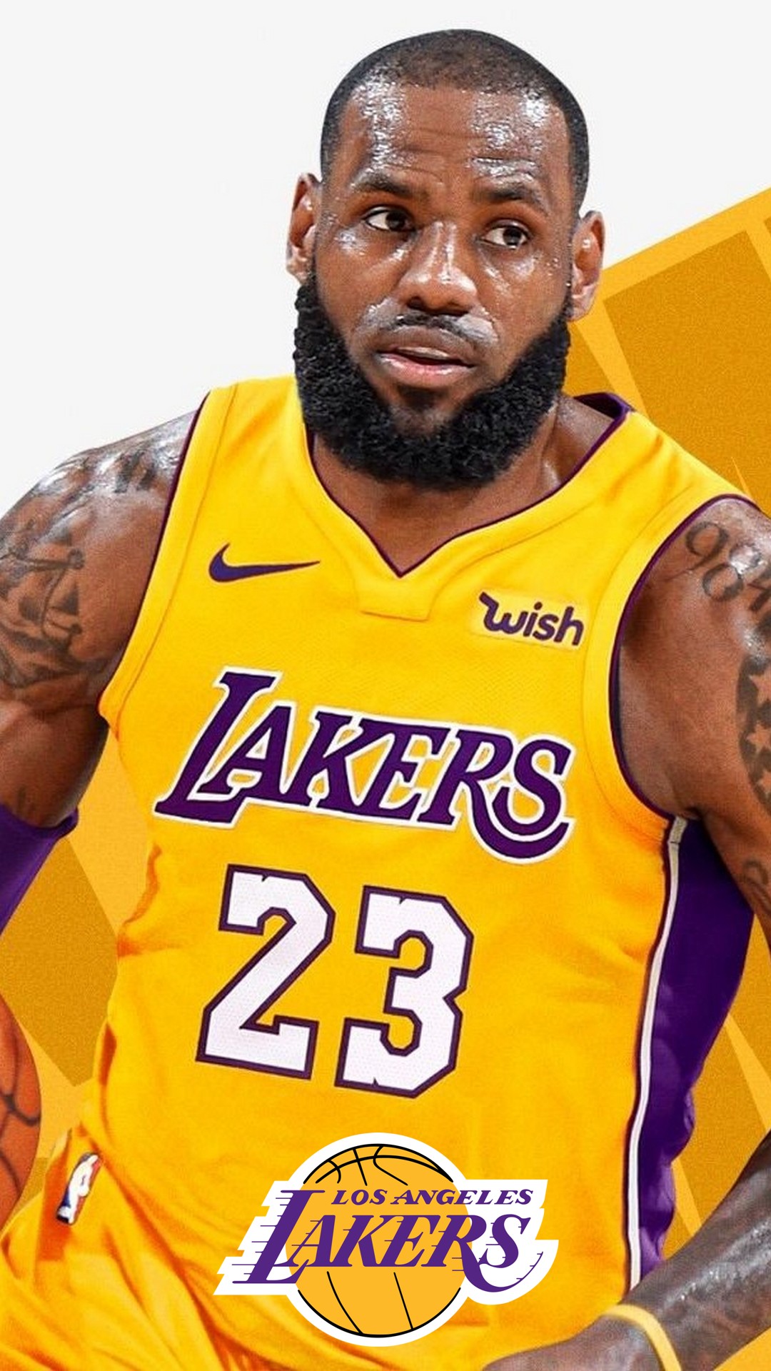 iPhone Wallpaper HD LeBron James Lakers with image dimensions 1080x1920 pixel. You can make this wallpaper for your Desktop Computer Backgrounds, Windows or Mac Screensavers, iPhone Lock screen, Tablet or Android and another Mobile Phone device
