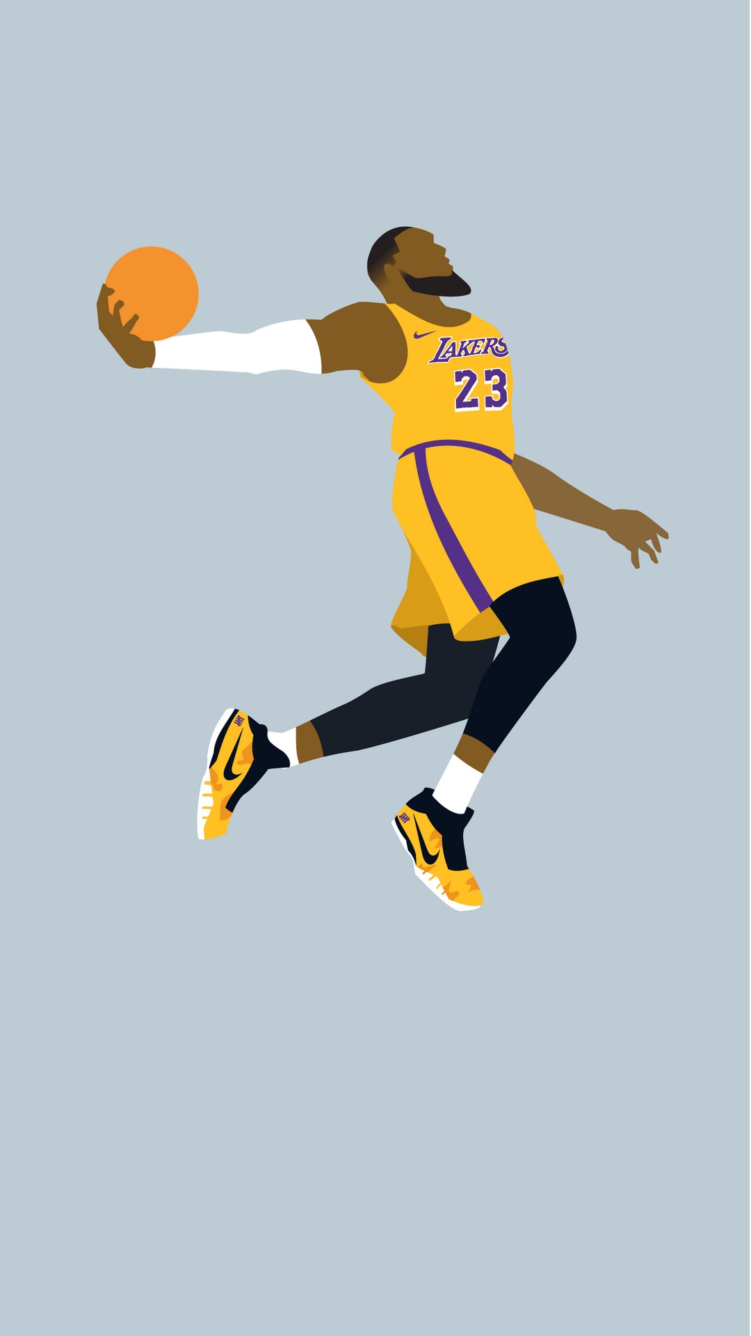 iPhone Wallpaper HD LeBron James LA Lakers with high-resolution 1080x1920 pixel. You can use this wallpaper for your Desktop Computer Backgrounds, Windows or Mac Screensavers, iPhone Lock screen, Tablet or Android and another Mobile Phone device