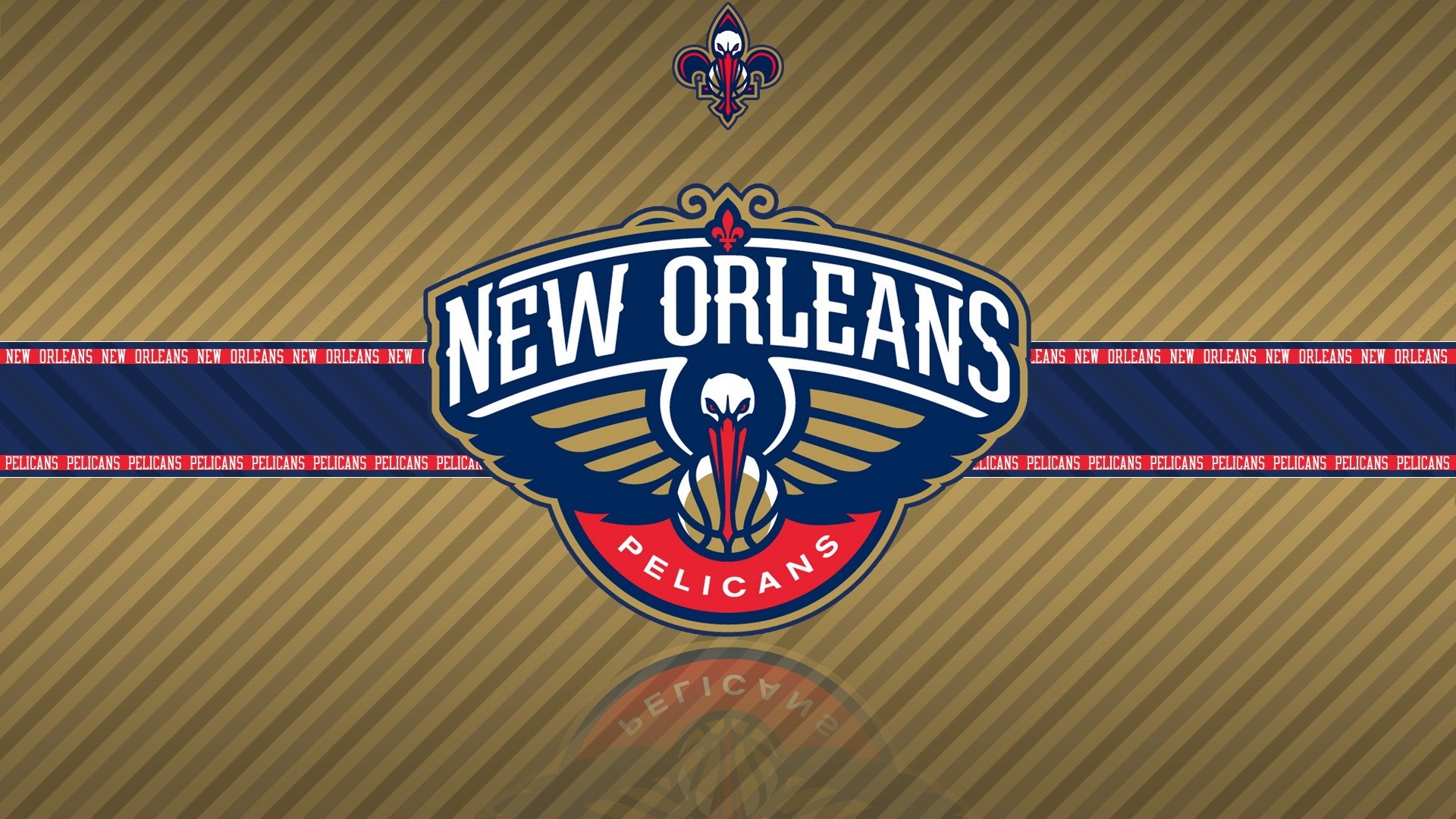 Wallpapers New Orleans Pelicans with high-resolution 1920x1080 pixel. You can use this wallpaper for your Desktop Computer Backgrounds, Windows or Mac Screensavers, iPhone Lock screen, Tablet or Android and another Mobile Phone device