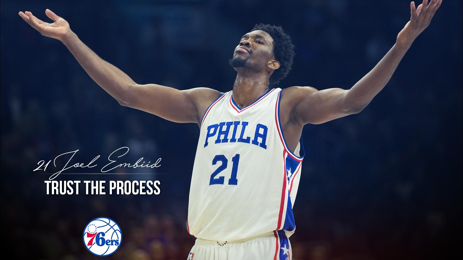 HD Backgrounds Philadelphia 76ers NBA with high-resolution 1920x1080 pixel. You can use this wallpaper for your Desktop Computer Backgrounds, Windows or Mac Screensavers, iPhone Lock screen, Tablet or Android and another Mobile Phone device