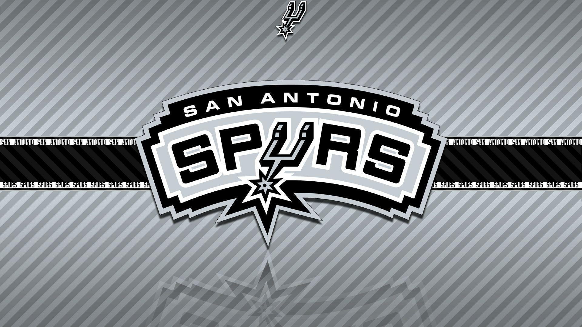 HD Desktop Wallpaper San Antonio Spurs Logo with high-resolution 1920x1080 pixel. You can use this wallpaper for your Desktop Computer Backgrounds, Windows or Mac Screensavers, iPhone Lock screen, Tablet or Android and another Mobile Phone device